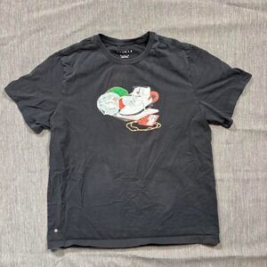 Black Air Jordan Flight Sneakers Tee - XL